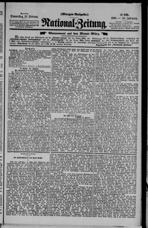 Nationalzeitung vom 25.02.1886