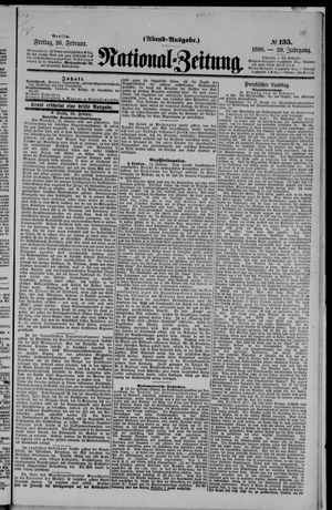 Nationalzeitung vom 26.02.1886
