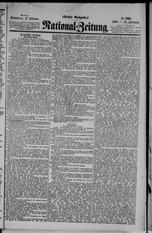 Nationalzeitung on Feb 27, 1886