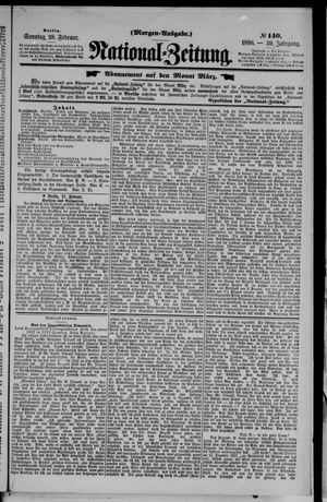 Nationalzeitung on Feb 28, 1886