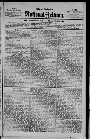 National-Zeitung vom 28.02.1886