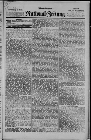 Nationalzeitung vom 04.03.1886