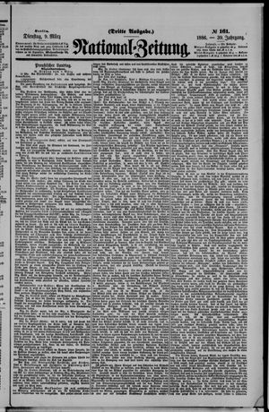 Nationalzeitung vom 09.03.1886