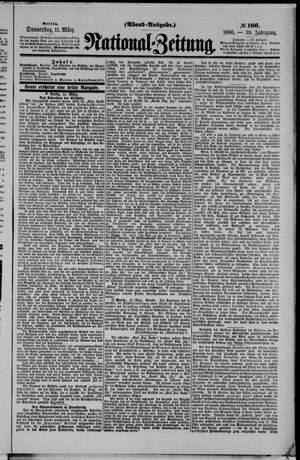 Nationalzeitung on Mar 11, 1886