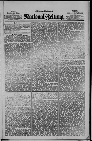 Nationalzeitung on Mar 12, 1886