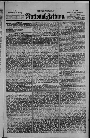 Nationalzeitung on Mar 17, 1886