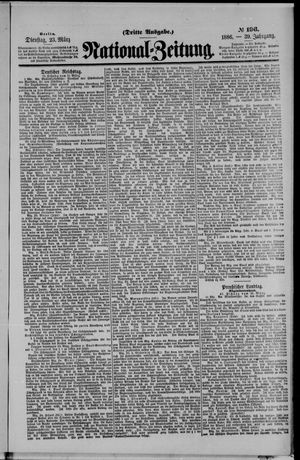 National-Zeitung vom 23.03.1886