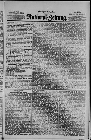 National-Zeitung vom 25.03.1886