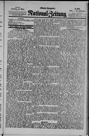Nationalzeitung vom 30.03.1886