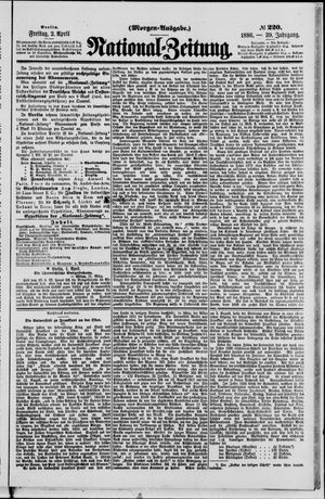 Nationalzeitung vom 02.04.1886