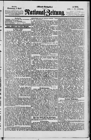 Nationalzeitung on Apr 3, 1886