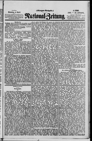 National-Zeitung vom 04.04.1886