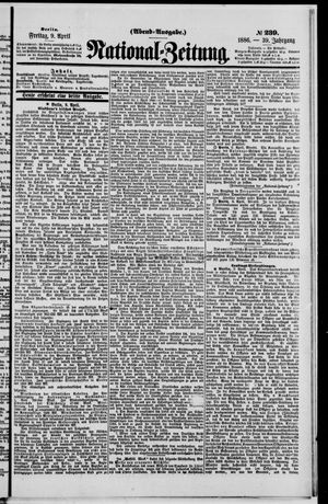 National-Zeitung vom 09.04.1886