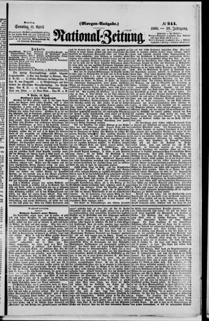 Nationalzeitung vom 11.04.1886