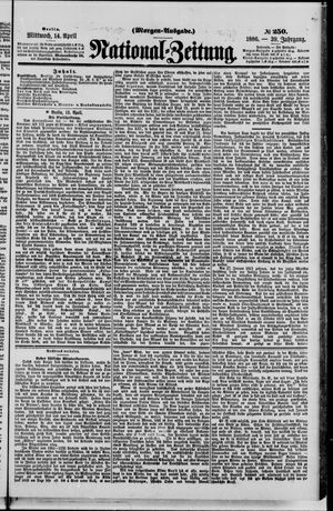 Nationalzeitung vom 14.04.1886