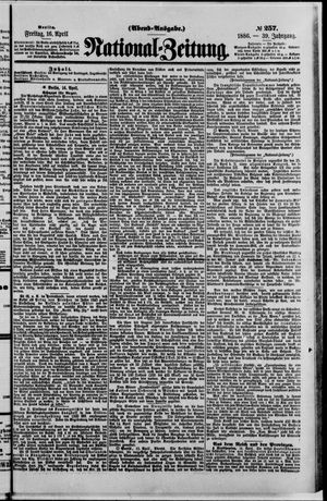 National-Zeitung vom 16.04.1886