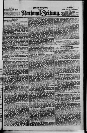 National-Zeitung vom 17.04.1886