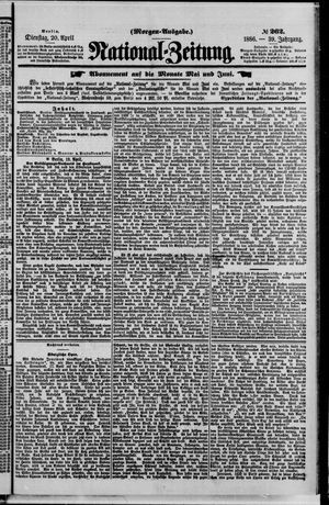 National-Zeitung vom 20.04.1886