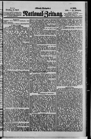 National-Zeitung vom 20.04.1886