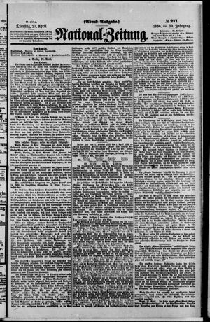 Nationalzeitung on Apr 27, 1886