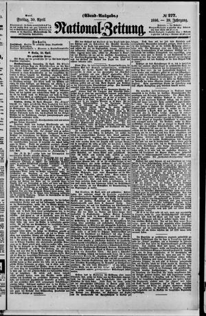 Nationalzeitung vom 30.04.1886