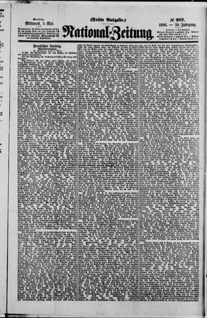 Nationalzeitung vom 05.05.1886