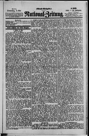 National-Zeitung vom 13.05.1886