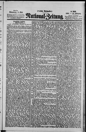 Nationalzeitung vom 15.05.1886