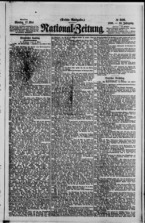 National-Zeitung vom 17.05.1886