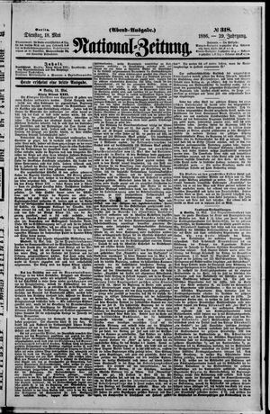 National-Zeitung vom 18.05.1886