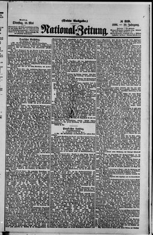 National-Zeitung vom 18.05.1886