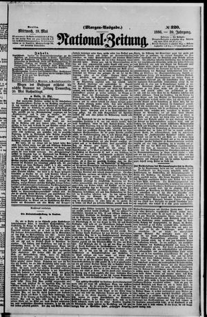 Nationalzeitung vom 19.05.1886