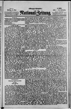 Nationalzeitung vom 21.05.1886