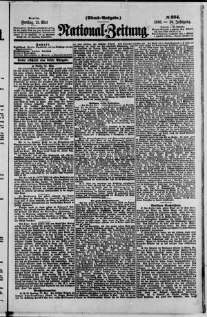 Nationalzeitung on May 21, 1886