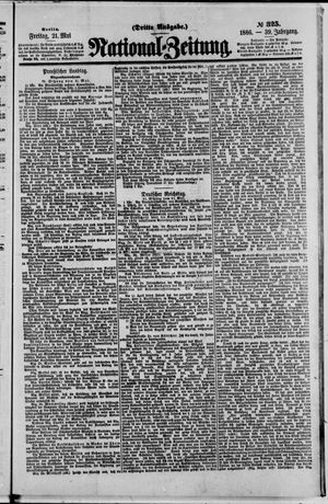 Nationalzeitung vom 21.05.1886