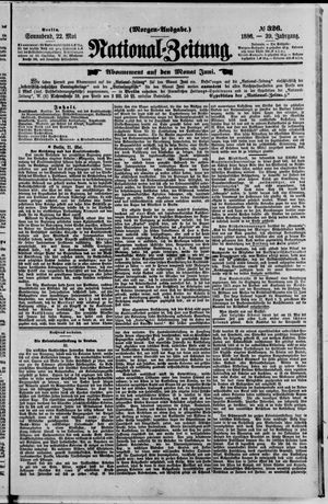 Nationalzeitung vom 22.05.1886