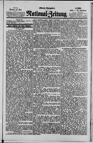 Nationalzeitung vom 24.05.1886