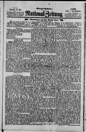 Nationalzeitung vom 25.05.1886