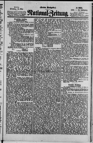 Nationalzeitung vom 25.05.1886