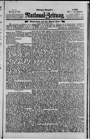 Nationalzeitung on May 28, 1886