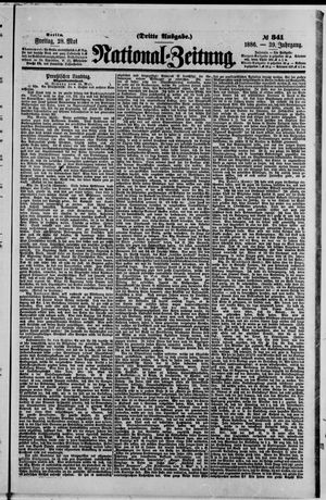 Nationalzeitung on May 28, 1886