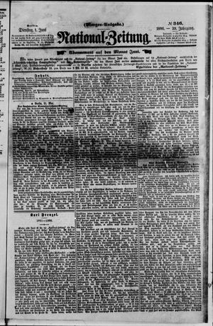 Nationalzeitung vom 01.06.1886