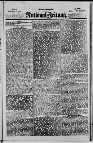 Nationalzeitung on Jun 2, 1886