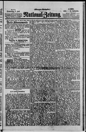 Nationalzeitung on Jun 3, 1886