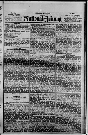 Nationalzeitung vom 05.06.1886