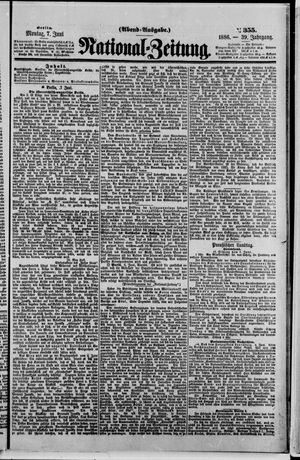 Nationalzeitung on Jun 6, 1886