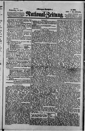 National-Zeitung vom 09.06.1886