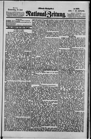 National-Zeitung vom 09.06.1886