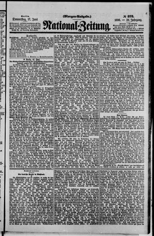 Nationalzeitung vom 17.06.1886