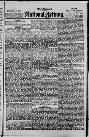 Nationalzeitung vom 17.06.1886